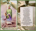 Saint Patrick Vintage Acrylic Holy Card