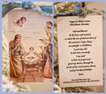 Christmas Novena Acrylic Holy Card | Prayer to Obtain Favors