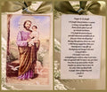 Saint Joseph Vintage Acrylic Holy Card