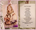 Saint Dymphna Vintage Acrylic Holy Card
